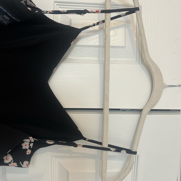 french connection floral black mini dress - sundress - Picture 4 of 4